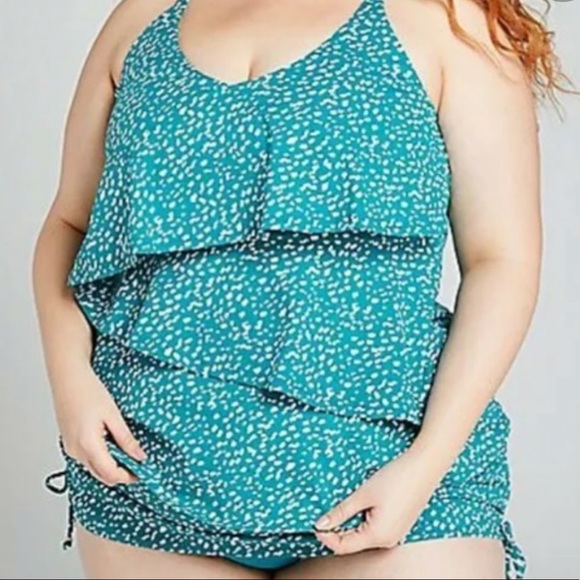 Lane Bryant Swim Animal Print Tankini Swim Set 8 2 New Cacique Poshmark
